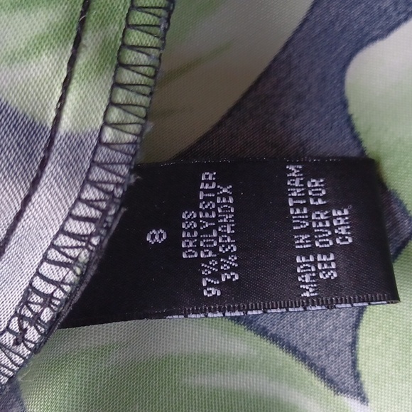 AGB Tropical Print Sheath Dress- Sz. 8 - Picture 2 of 9